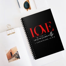 Load image into Gallery viewer, 'Love Intentionally' Spiral Notebook