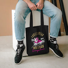 Load image into Gallery viewer, 'Ladies, Grab Your Chucks & Pearls' Tote Bag