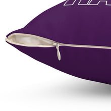 Load image into Gallery viewer, &#39;Partner in Prayer&#39; Square Pillow - Purple
