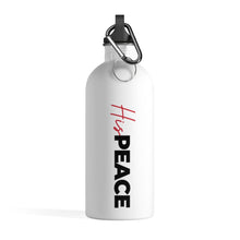 Load image into Gallery viewer, &#39;His Peace&#39; Stainless Steel Water Bottle - Red
