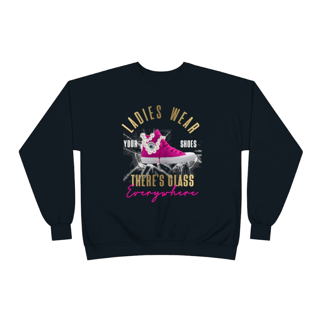 'Ladies, Grab Your Chucks & Pearls' Sweatshirt