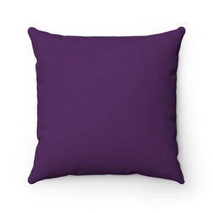 'Partner in Prayer' Square Pillow - Purple